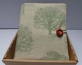 Fabric padded iPad/notebook cover