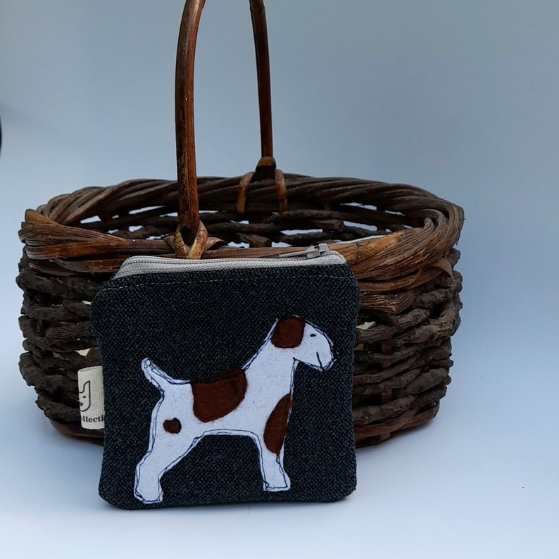 Terrier zipped coin purse image 3