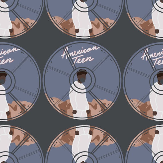 Khalid "American Teen" Album Cover Vinyl Die Cut Sticker Design | Bujo, Scrapbooking, Stickers, Hydroflask | CheyMarieArt