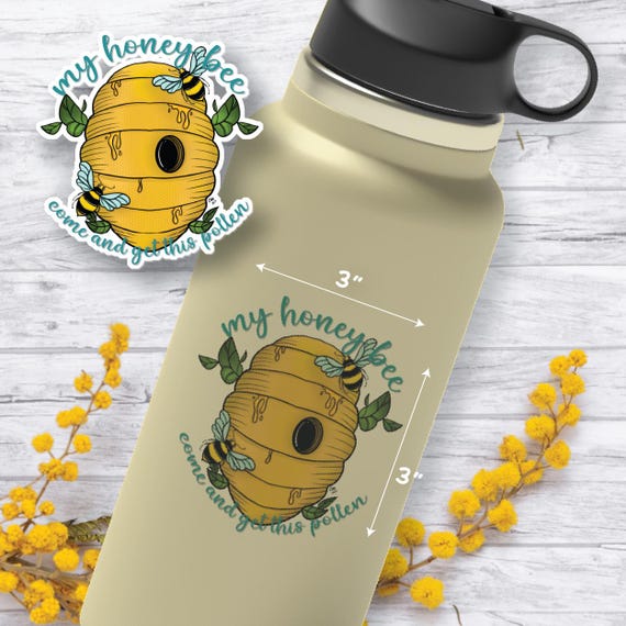 My Honeybee Come and Get This Pollen - Sabrina Sticker | StrawberryMoonCreatives