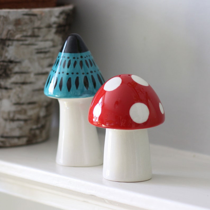 Hannah Turner Toadstool Salt & Pepper Shakers