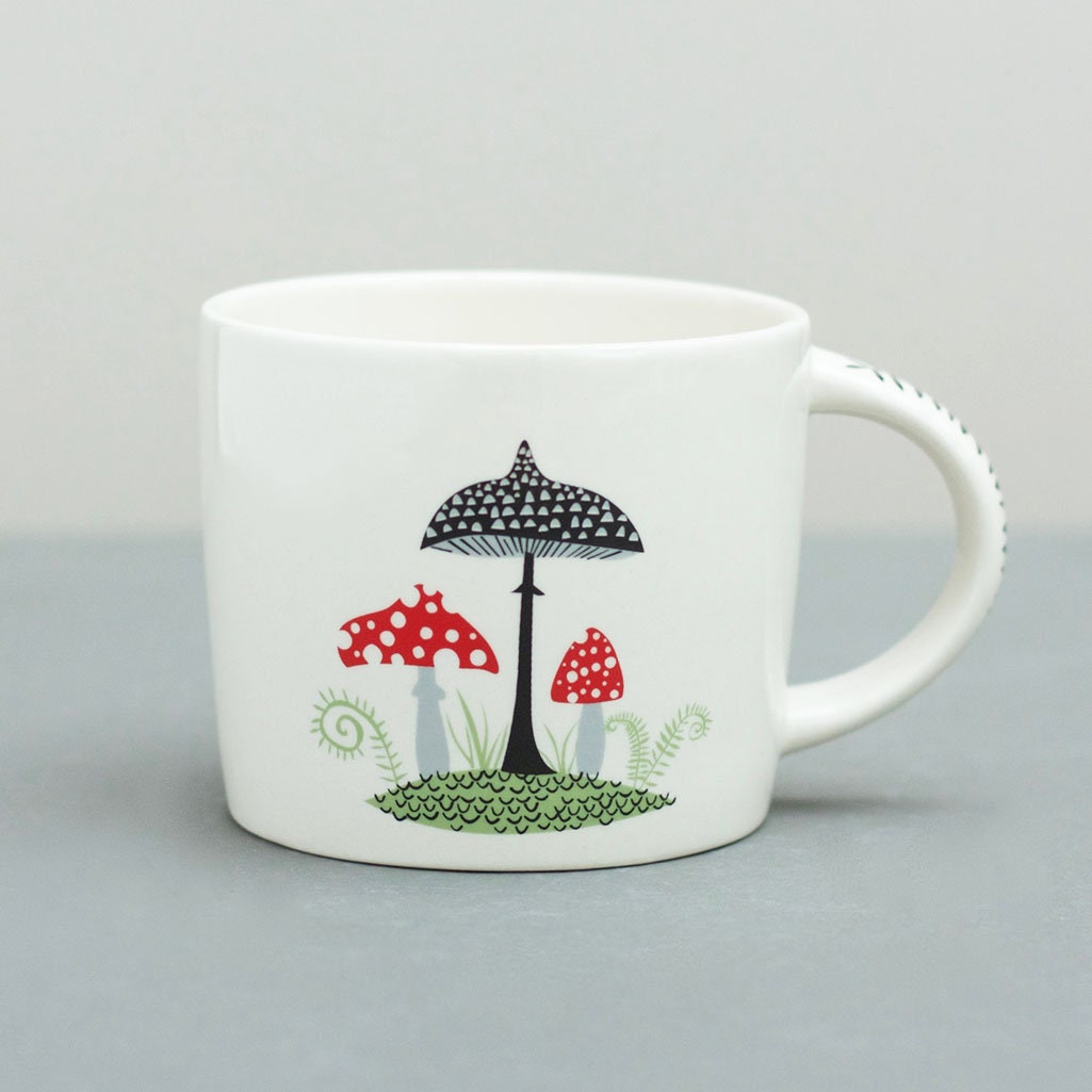 Toadstool Mug | Olive Green main image 0