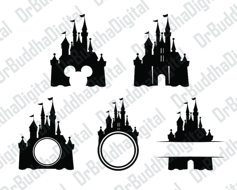 Free Free 214 Monogram Disney Castle Svg SVG PNG EPS DXF File