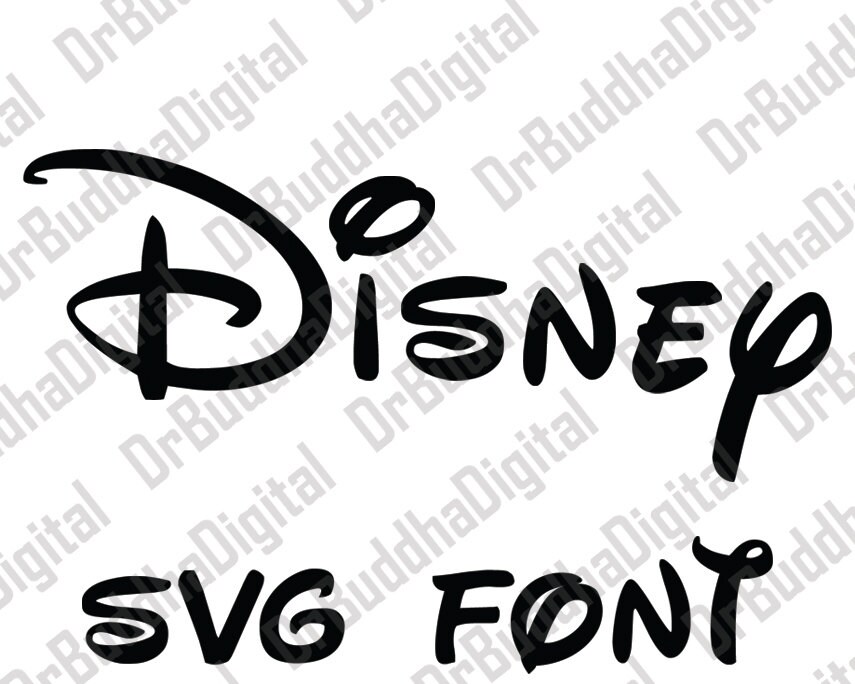 Download Sale Disney Font SVG Collection Disney Alphabet DXF | Etsy