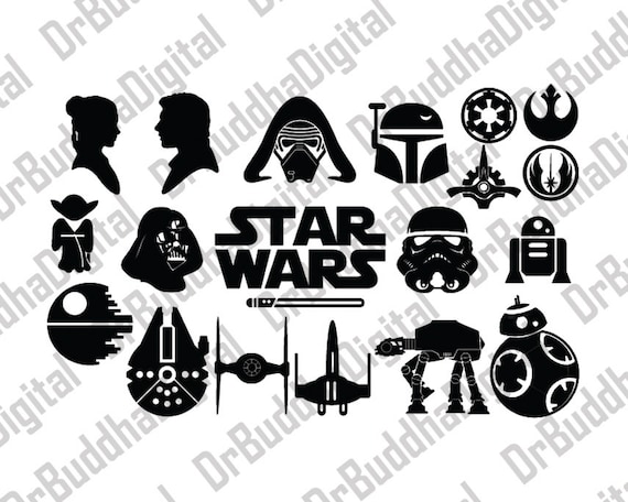 Download Sale Star Wars SVG Collection Star Wars DXF Star Wars | Etsy