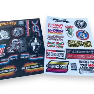 Planches stickers San Diego Chopper