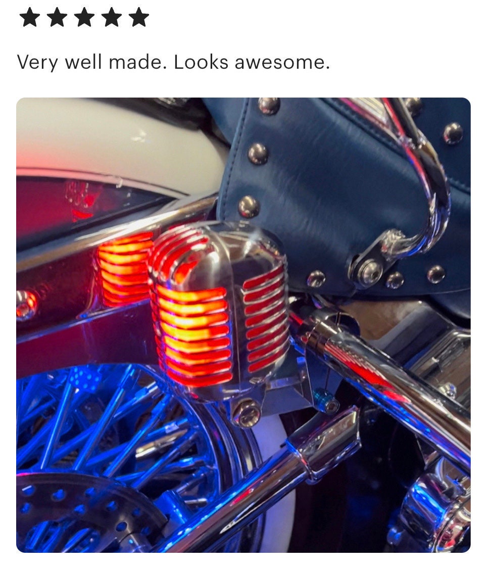 Vintage Tail Light for Motorcycles & Hotrods (V 3.1