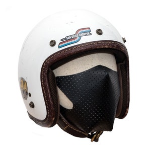 perforated leather motorcycle mask