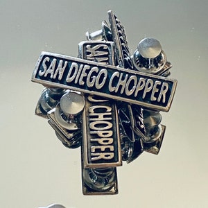 brass/silver pins San Diego Chopper image 4