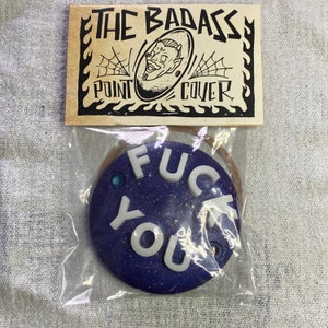 F*CK YOU phosphorescent Points Cover for Harley Sportster xl , Evolution Big Twins (Shovelhead, Evo) /2175938