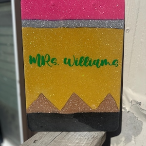 Personalized Epoxy Clipboard | Office Decor | Cute Teacher Clipboard | Resin Stationery