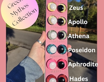 Handbemalte Sicherheitsaugen: Amigurumi Plushie Eyes - Greek Mythos Collection