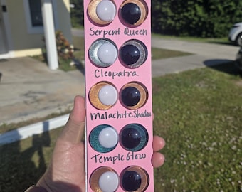 Handbemalte Sicherheitsaugen: Amigurumi Plushie Eyes - Queen of the Nile Collection