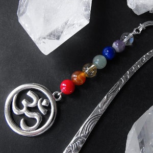 Chakra Stone Om Bookmark