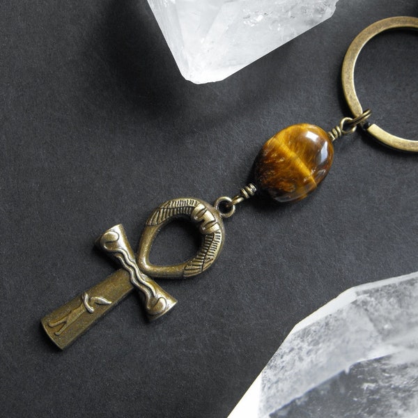 Ankh, Tiger's Eye Keyring