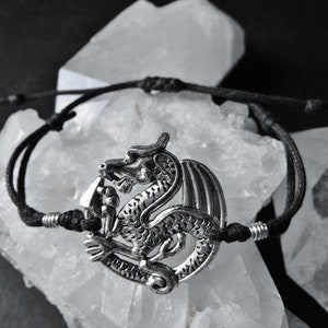 Dragon Cord Bracelet Adjustable | Etsy