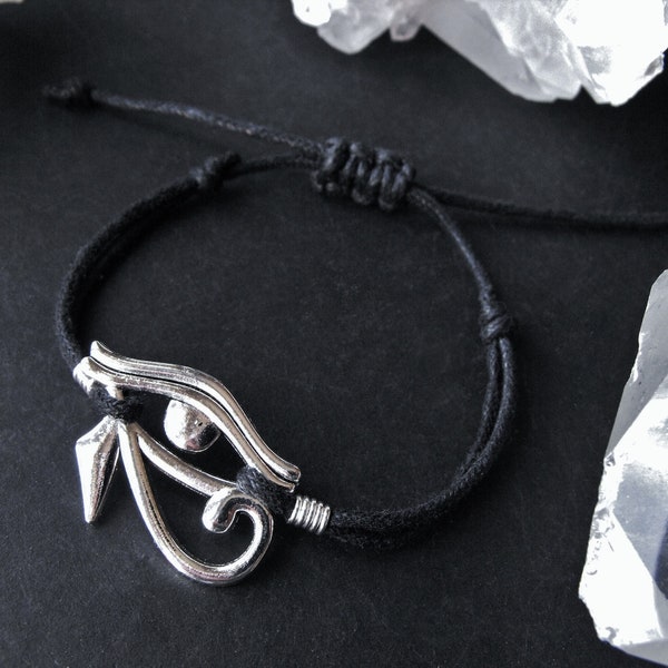 Bracelet cordon Oeil d'Horus