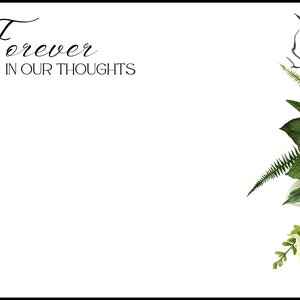 Message de deuil pour les fleurs