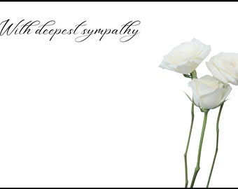 Mensaje de duelo para flores