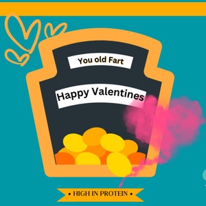 Scarica il PDF per l&#39;etichettatura delle lattine di San Valentino con fagioli al forno
