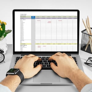 Cashflowprognose voor kleine tot middelgrote bedrijven: digitale download EXCEL