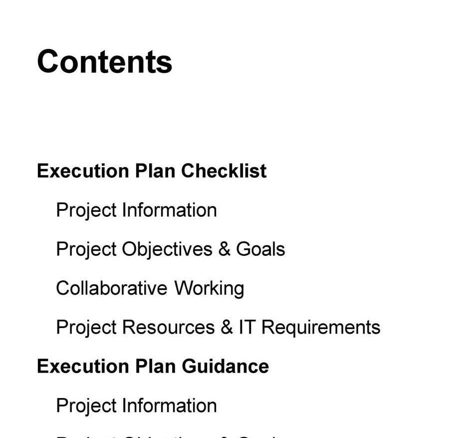 Building Modelling Execution Plan (BEP) Template - WORD File Digital ...