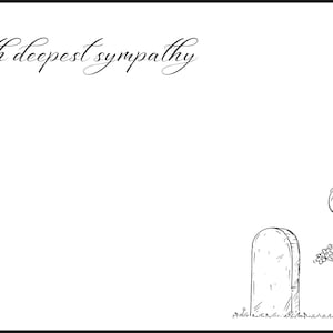 Message de deuil pour les fleurs