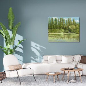 Exclusive original Artwork Print - French Landscape pastel painting - digital download