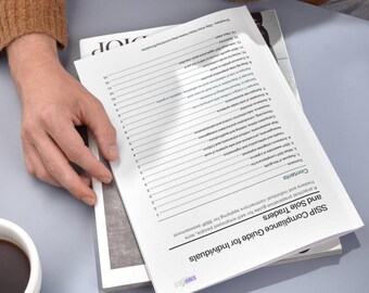 SSIP Compliance Guide for Individuals and Sole Traders | PDF file instant digital download