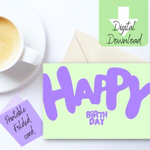 Happy Birthday-Karte Download