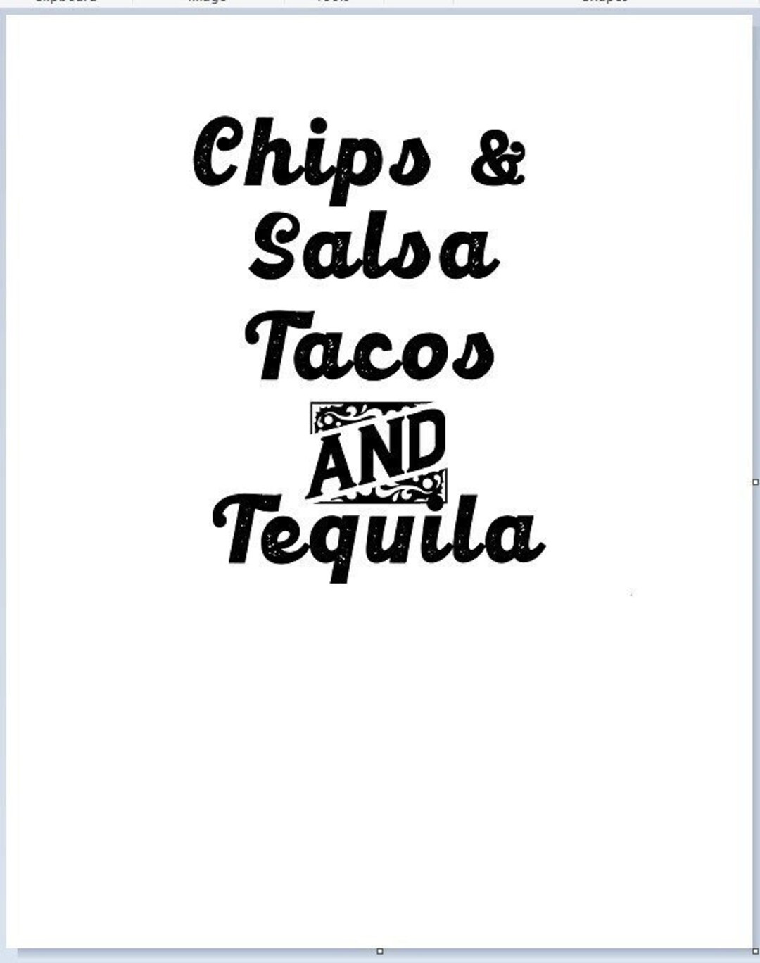 Chips Salsa Tacos & Tequila SVG Etsy