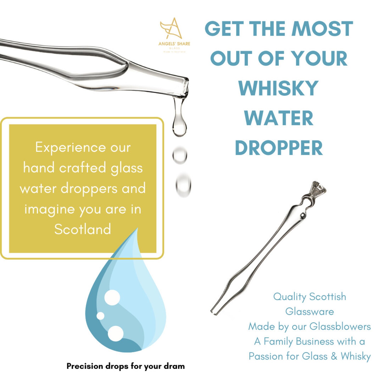 Glass Whisky/Whiskey Pipette for Scotch Handmade in Scotland Etsy