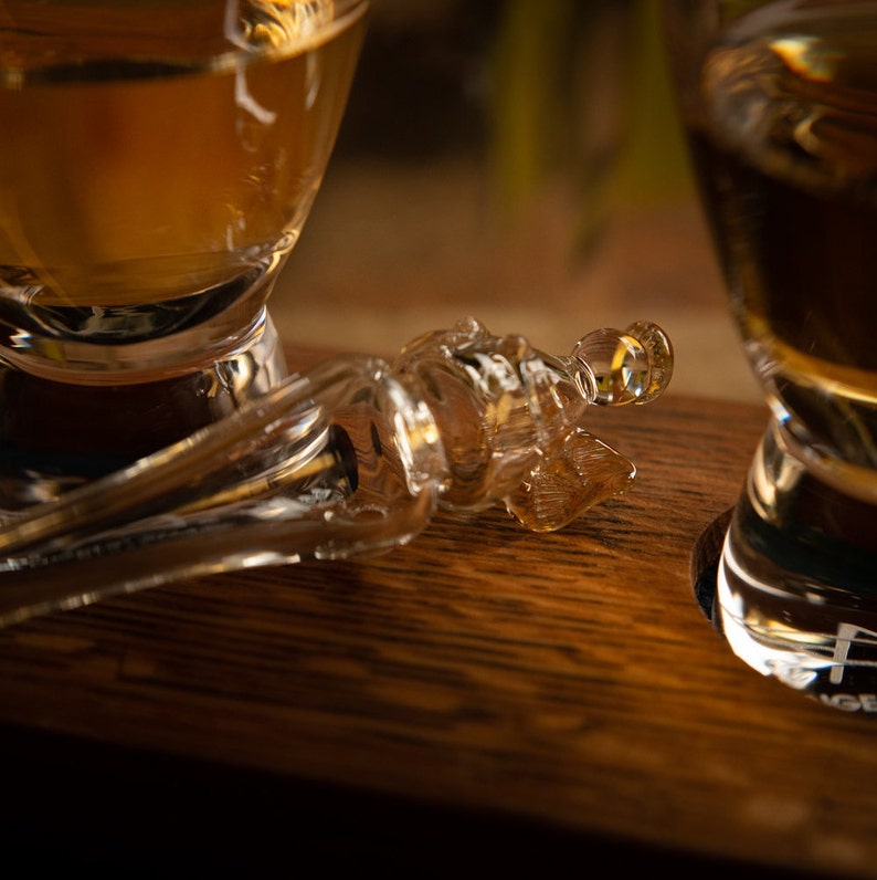 Glass WHISKY WATER DROPPER or Pipette for Scotch, Handmade in Scotland