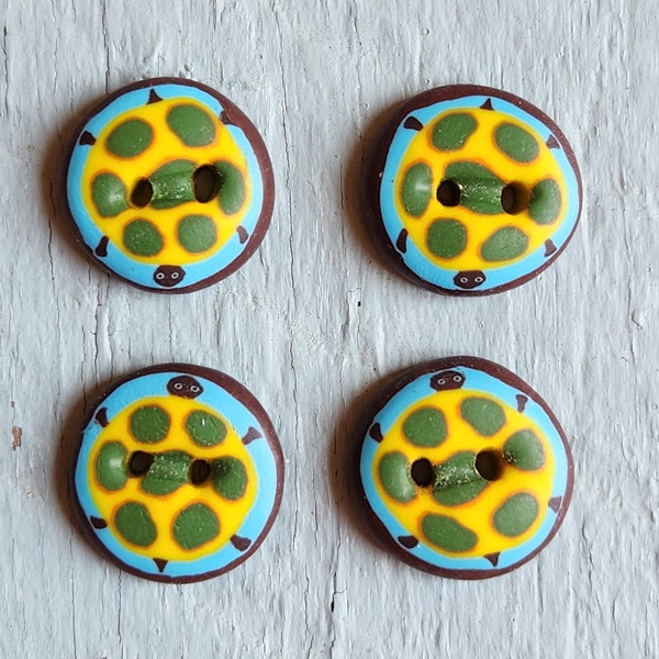 Handmade Fimo Button Etsy