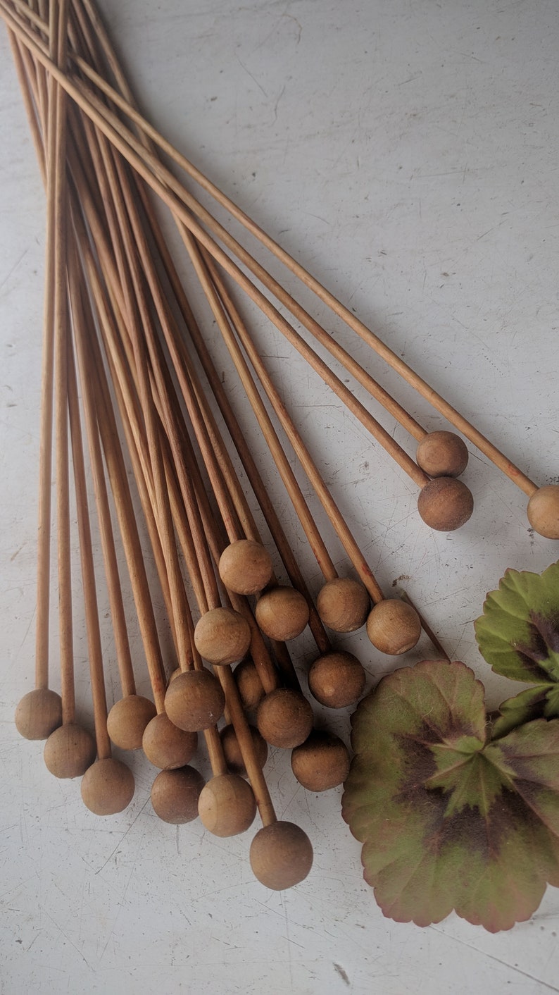 US size 3 Peace Fleece 14 natural birchwood knitting needles