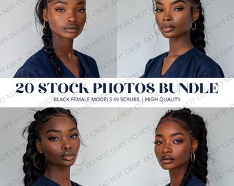 Black Women Models in Scrubs