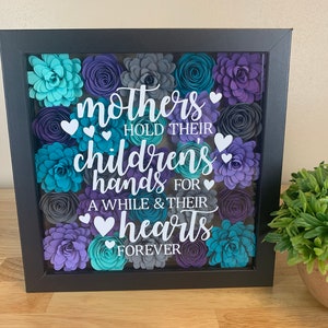 Mother's Day Gift, Mother's Day Shadow Box, Grandma Gift, Promoted to ...