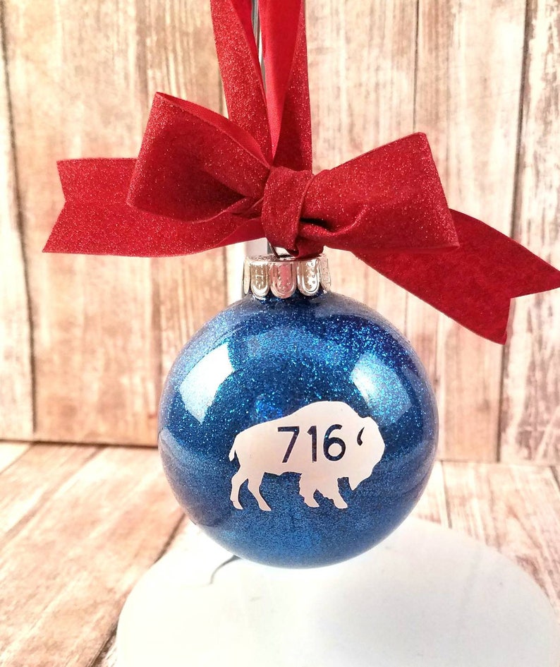 Buffalo New York Christmas Ornament 716 Gift Buffalove Etsy