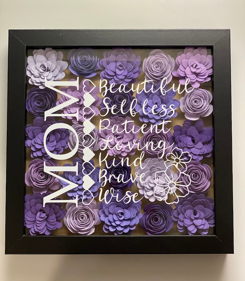 Mother's Day Gift Mother's Day Shadow Box Grandma | Etsy