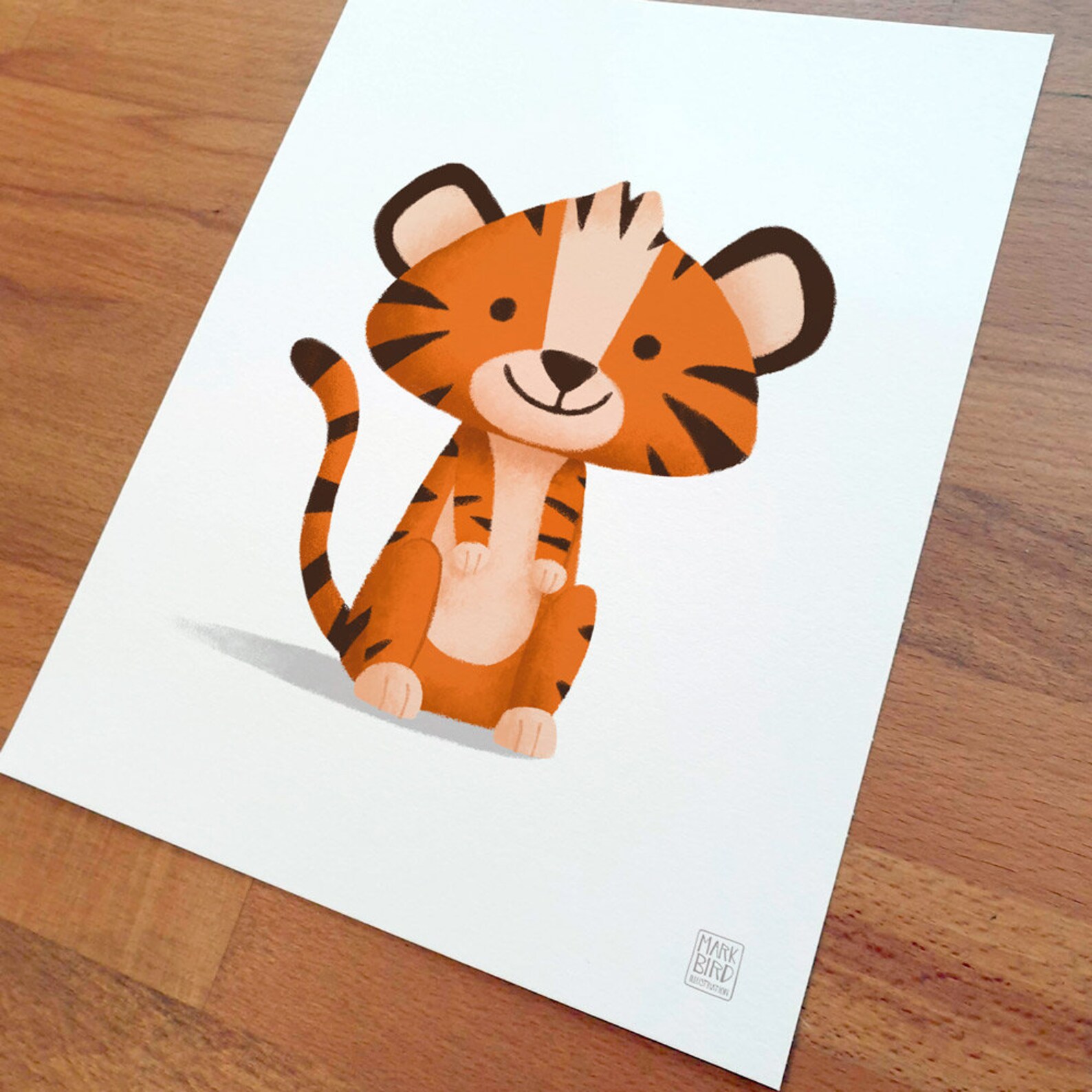 Tiger Print Nursery Print Art for Kids Nursery Wall Art Nursery Decor