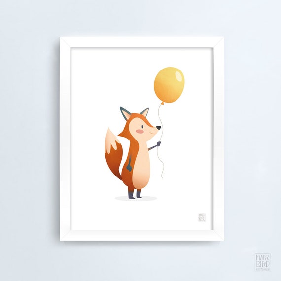 fox nursery wall decor