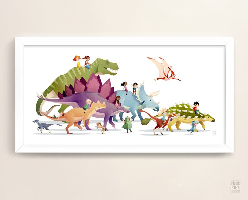 dinosaur prints nursery