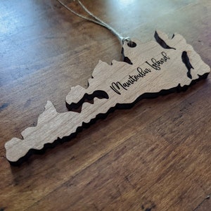Étiquette cadeau / ornement souvenir de l’île Manitoulin
