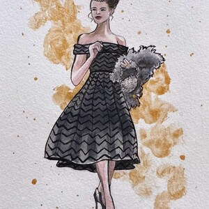 Illustrations de mode parisiennes image 6