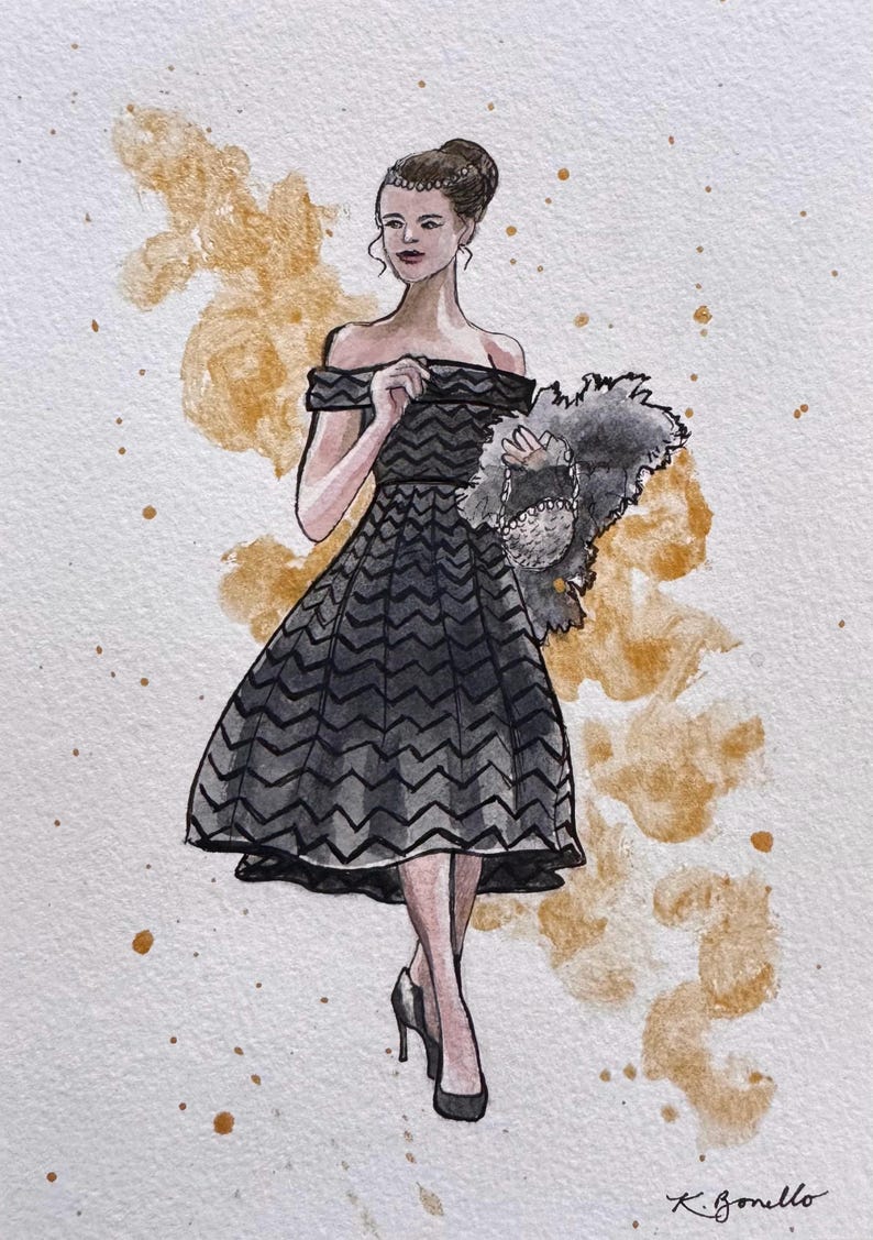 Illustrations de mode parisiennes image 6