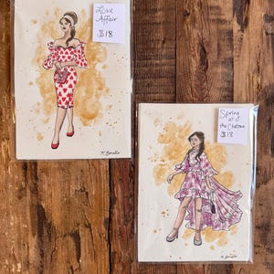 Illustrations de mode parisiennes image 3