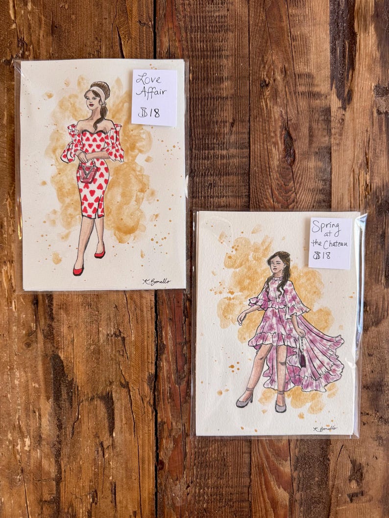 Illustrations de mode parisiennes image 3