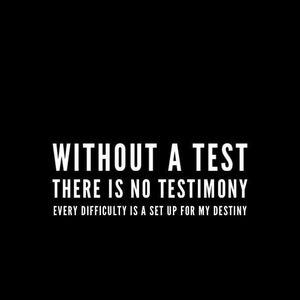 NO TESTIMONY