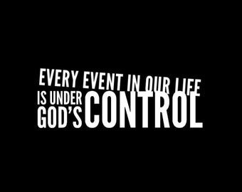 GOD'S CONTROL