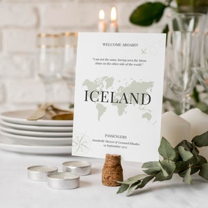 Tafelkaarten thema reizen, gepersonaliseerde tafelnummers, aangepast tableau de Mariage, wereldkaarten reisbestemmingen, decor bruiloft briefpapier